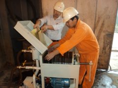 Replace filter paper of plate type oil filter